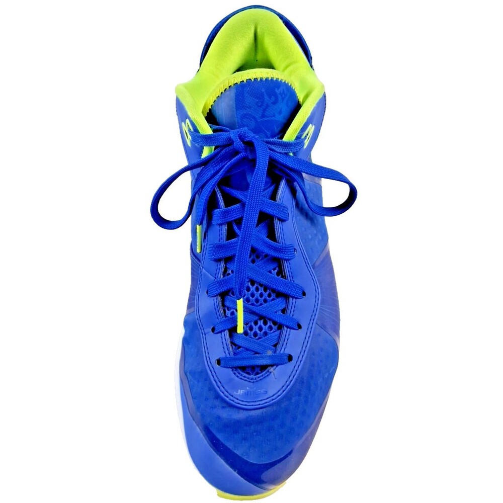 ๐ Nike LeBron 8 V2 Low Men's 12.5 Blue Green Basketball Shoes Sneakers - Picture 10 of 16